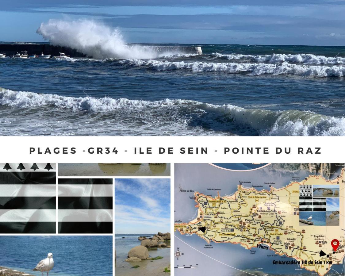 Duplex Vue Mer - Plage A 100M- 4 Lits - Parking Sous Sol Audierne Exterior photo